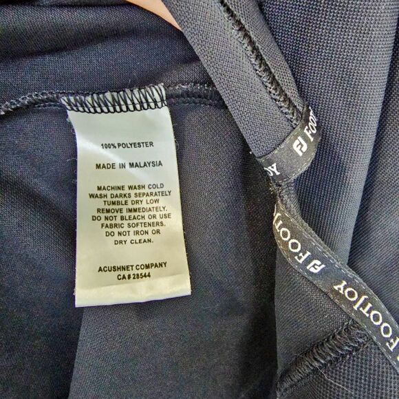 Foot Joy FJ Golf Polo Shirt Men’s No Course Logo Size Large EUC - Picture 5 of 7